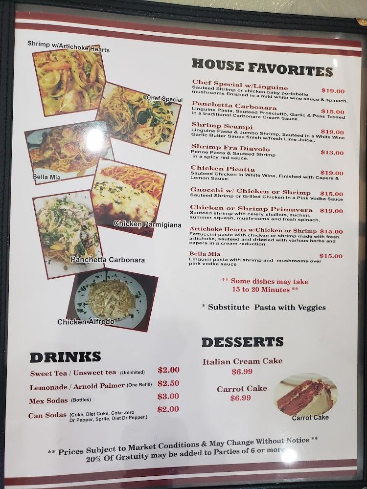 Bella Mia Menu image 3